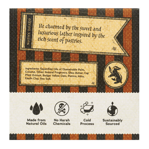 Dr. Squatch x Harry Potter - Hogwarts Collection Lather of the Loyal - Hufflepuff Back