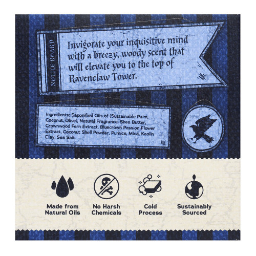 Dr. Squatch x Harry Potter - Hogwarts Collection Grit of the Genius - Ravenclaw  Back