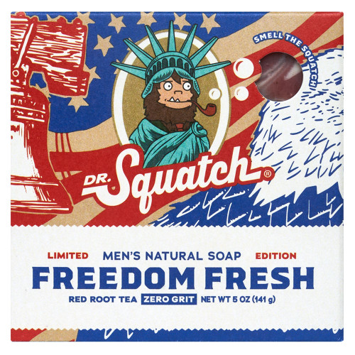 Dr. Squatch Men'sSoap Fresh Falls (4 Bars) 5 OZ Best Seller FREE SHIPPING