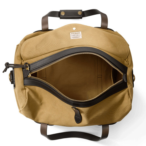 Filson Small Duffle Bag Tan Interior