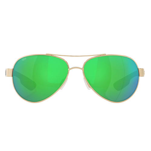 Costa Loreto Green Mirror 580P Sunglasses - Rose Gold Front