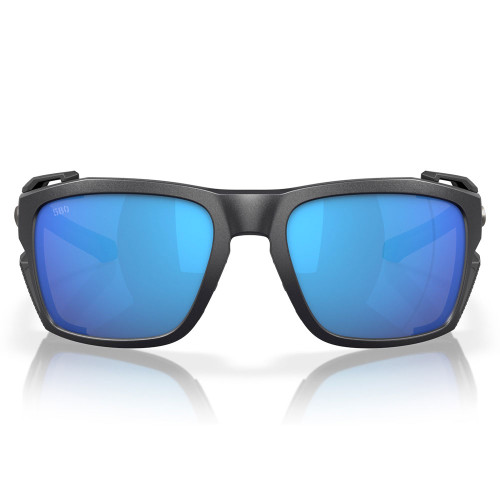 Costa King Tide 8 Blue Mirror 580G - Black Pearl Front