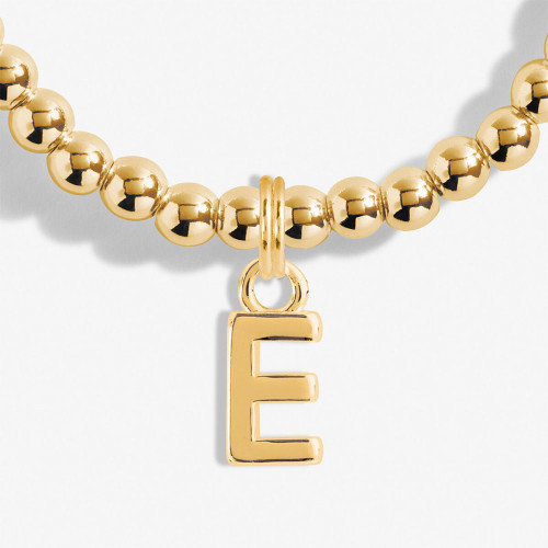 Women's A Littles & Co. Alphabet Little E Bracelet Gold Detail