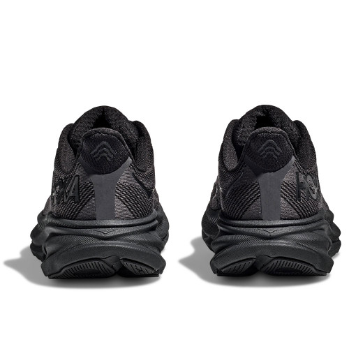 Men's HOKA Clifton 9 Black Sneaker heel