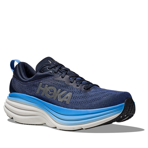 Men's HOKA Bondi 8 Sneaker Outer Space and All Aboard Main