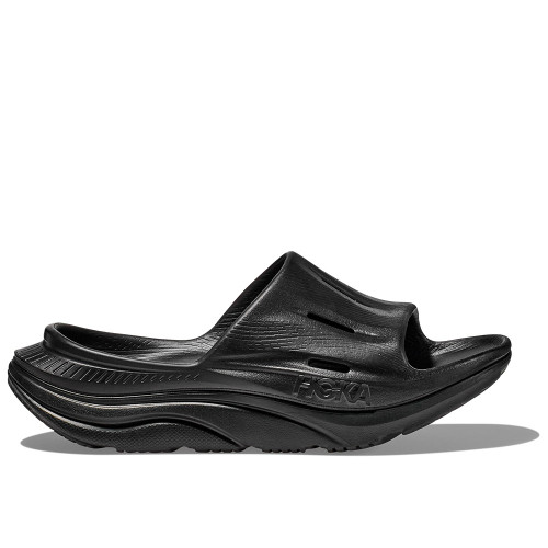 Men's HOKA Ora Recovery Slide 3 Black Side Men's HOKA Ora Recovery Slide 3 Black Side