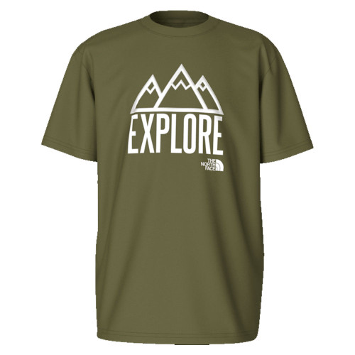 Boys' The North Face Graphic T-Shirt Forest Olive Main