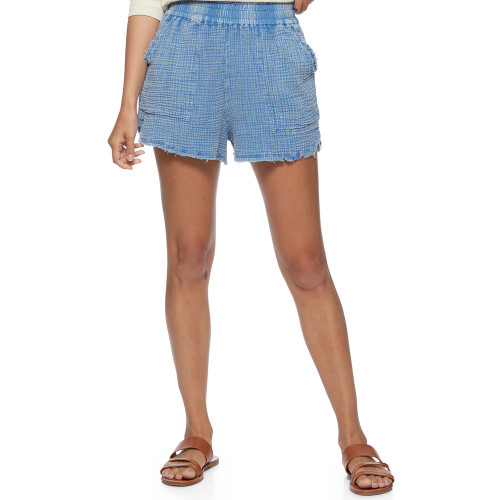 Women's Flag & Anthem Hartville Pull On Shorts Dusty Blue Model