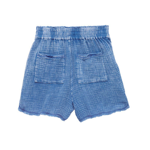 Women's Flag & Anthem Hartville Pull On Shorts Dusty Blue Back