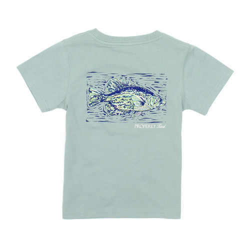 Toddler Boys' Properly Tied Crappie Tee Fog Main