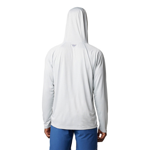 Men's Columbis PFG Solar Stream Cool Grey Hoodie back