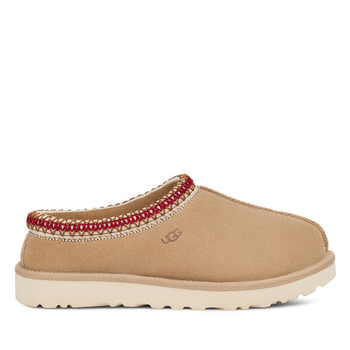 Women's UGG Tasman Slipper - Sand/Dark Cherry | Eagle Eye Outfitters