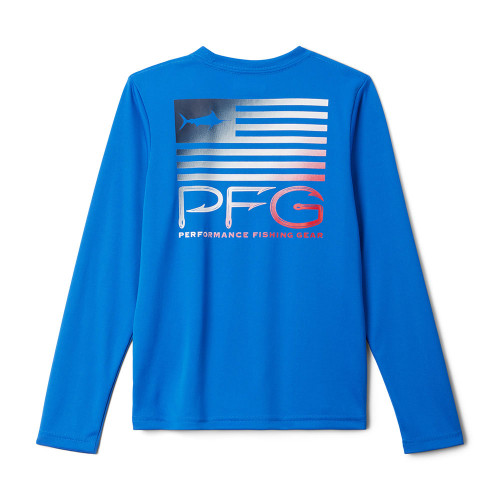 KIDS FISHING SHIRT BLUE PICNIC 23