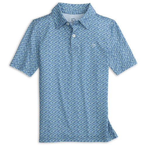 Boys' Southern Tide Driver Casual Water Polo Coronet Blue Main