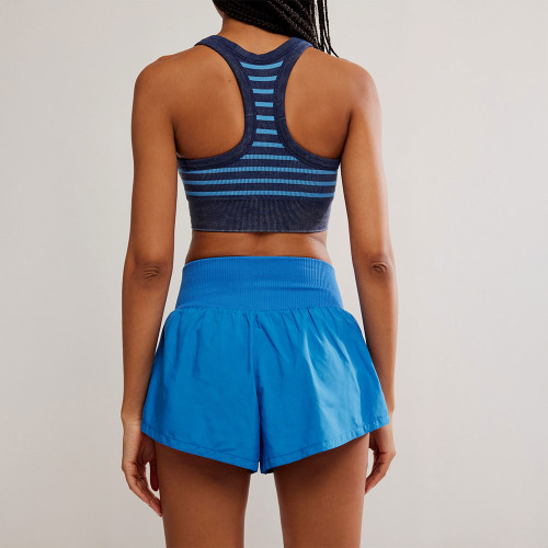 Women's Free People Movement Carpe Diem Cobalt Blue Short back Women's Free People Movement Carpe Diem Cobalt Blue Short back