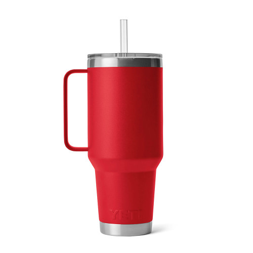 YETI Rambler 42 oz Rescue Red Straw Mug YETI Rambler 42 oz Rescue Red Straw Mug