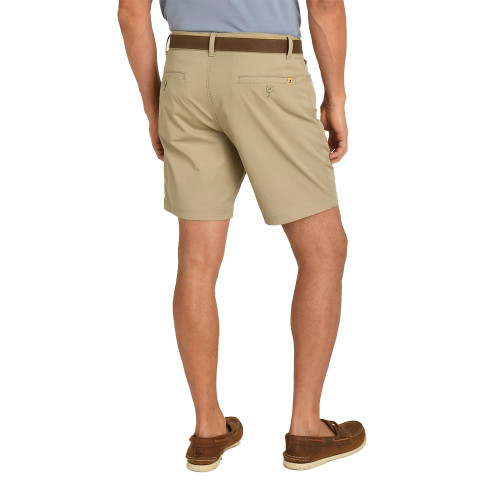 Men's Duck Head 8" Harbor Performance Short Khaki  Back