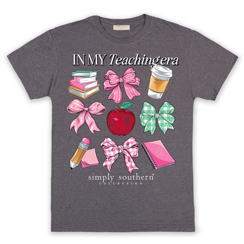 Women's Simply Southern Teach Tee Iron Heather Main