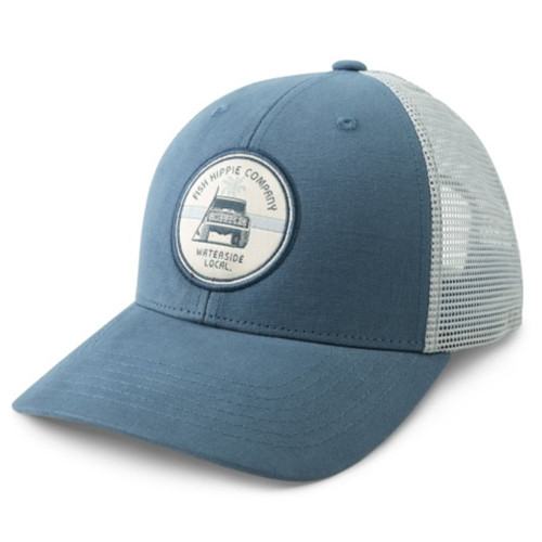 Fish Hippie Men's Refuge Trucker Hat - Grey | Eagle Eye Outfitters