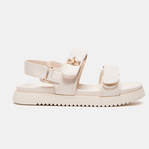 Girls' Steve Madden Mona Strap Sandal Bone Side