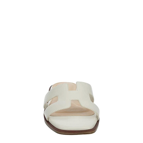 Women's Madden Girl Hailey Slide Sandal Bone Paris Front