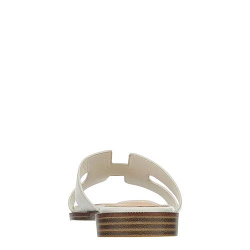 Women's Madden Girl Hailey Slide Sandal Bone Paris Heel