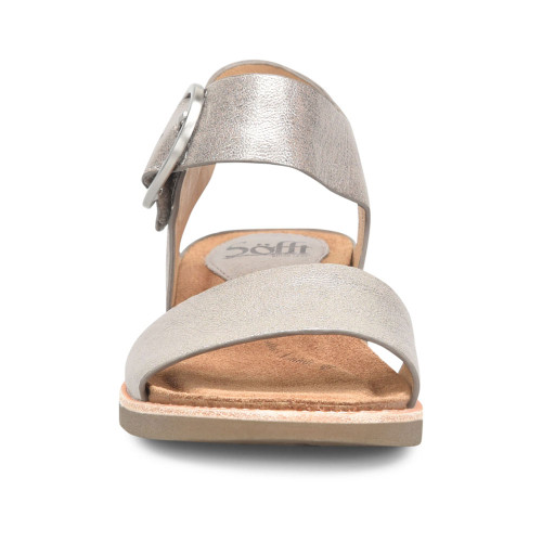 Women's Sofft Bali Ankle Strap Sandal - Anthracite Front
