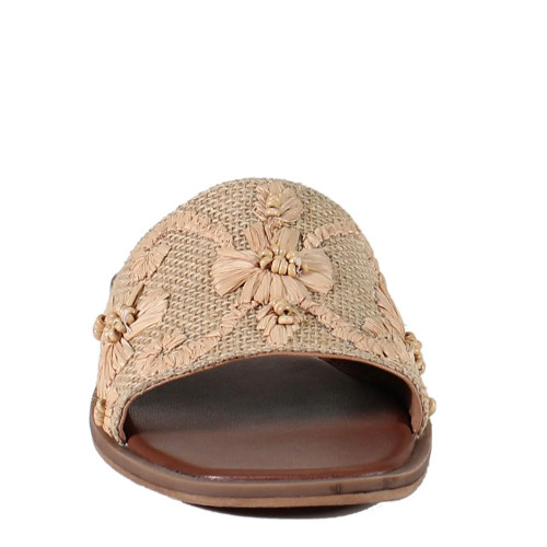 Women's Diba True Viva City Slide Sandal Natural Front