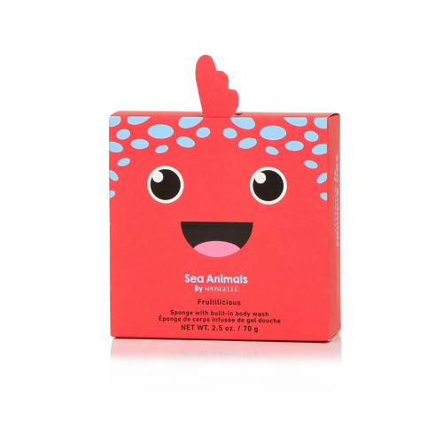 Kids' Spongelle Sponge Sea Animal - Fiona Fish Package Front