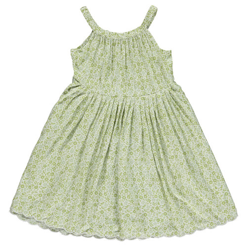 Girls' Vignette Stella Green Ditsy Floral Dress | Eagle Eye Outfitters