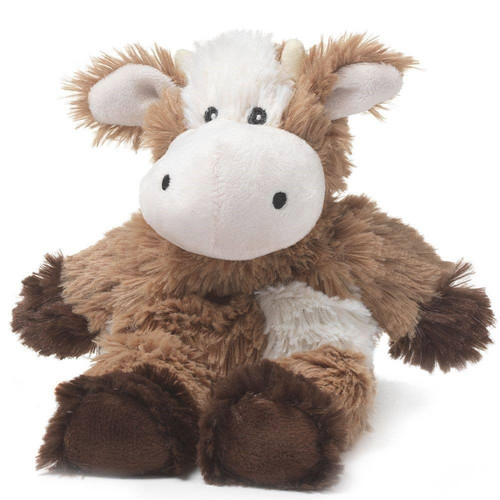 Warmies Junior Cow Stuffed Animal in Borwn Main