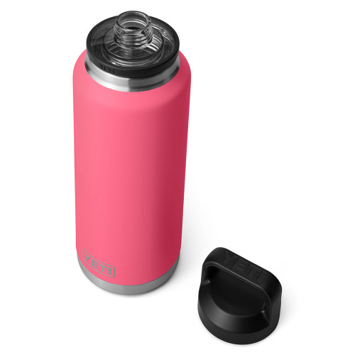 YETI Rambler 46 oz Bottle with Chug Cap Tropical Pink open
