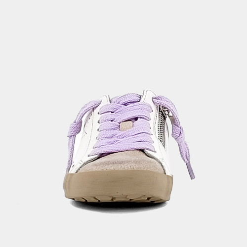 Toddler Girls' ShuShop Mia Fashion Lilac Snake Sneaker toe