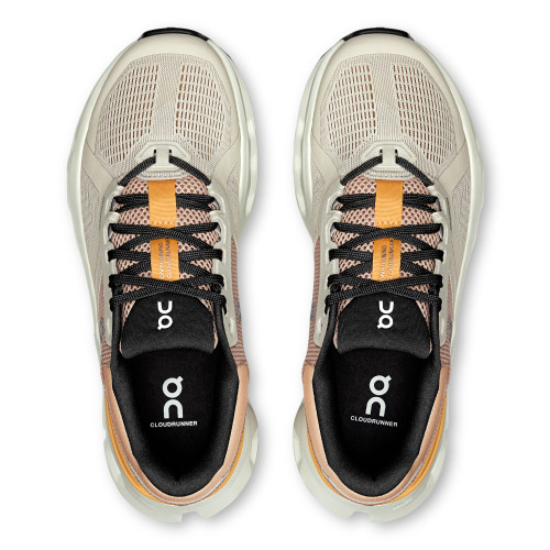 Women's On Cloudrunner 2 Wide Pearl Tangerine top Women's On Cloudrunner 2 Wide Pearl Tangerine top