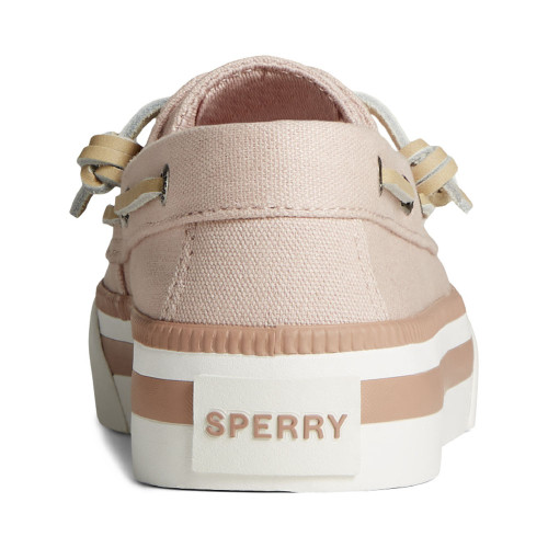 Women's Sperry Topsider Seacycled Bahama 3.0 Platform Sneaker Rose Heel