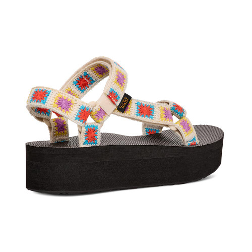Women's Teva Flatform Universal Crochet Sandal Explore Heel