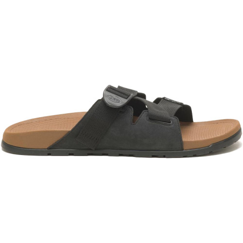 Men's Chaco Lowdown Leather Slide - Black Side Outer