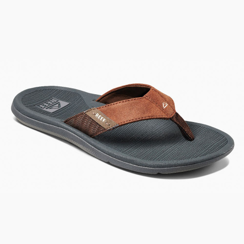 Men's Reef Santa Ana Sandal Grey Tan Main
