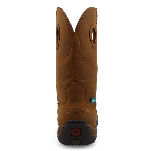 Men's Twisted X 11" Pull On Hiker Boots - Distressed Saddle Heel