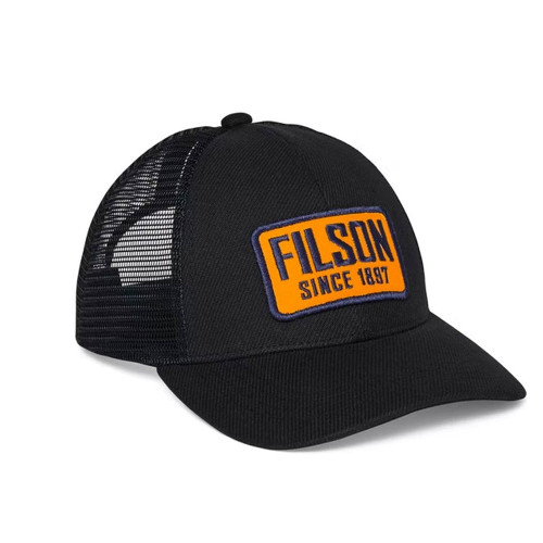 Men's Filson Mesh Logger Cap - Navy | Eagle Eye Outfitters