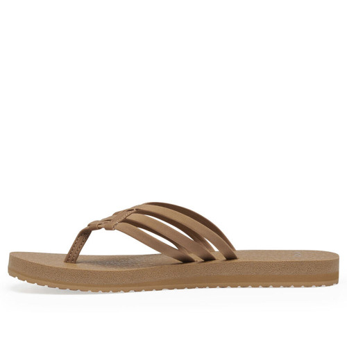 Women's Sanuk Yoga Sandy Flip Flop - Tobacco Brown Instep Women's Sanuk Yoga Sandy Flip Flop - Tobacco Brown Instep