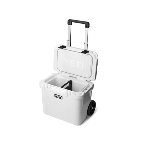 YETI Roadie 32 Hard Cooler - White Open with Handle