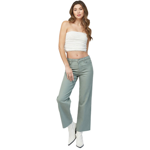 Women's Hidden Logan High Rise Dad Denim Jean - Sage Model