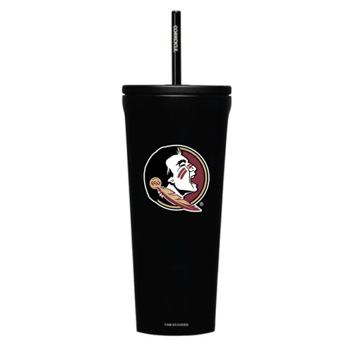 Fan Brander 24 oz Florida State Cold Cup Tumbler - Black Main Fan Brander 24 oz Florida State Cold Cup Tumbler - Black Main