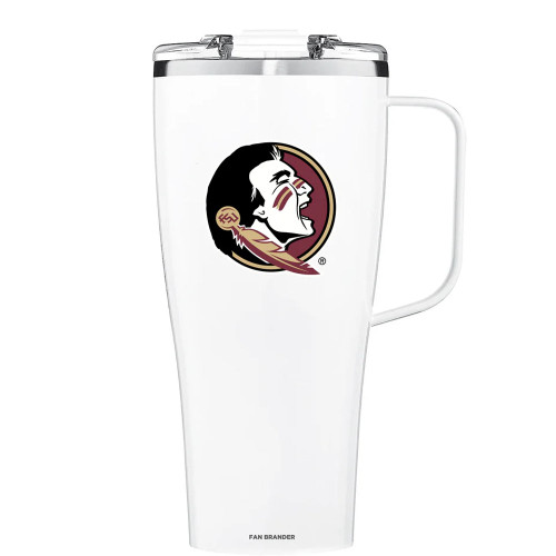 Fan Brander 32 oz Toddy XL Color Seminole Tumbler - White Main Fan Brander 32 oz Toddy XL Color Seminole Tumbler - White Main