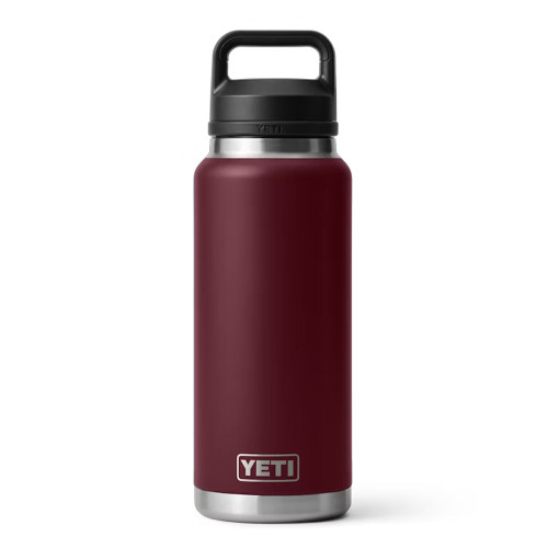 YETI 36 oz Rambler Bottle Chug - Wild Vine Red Main