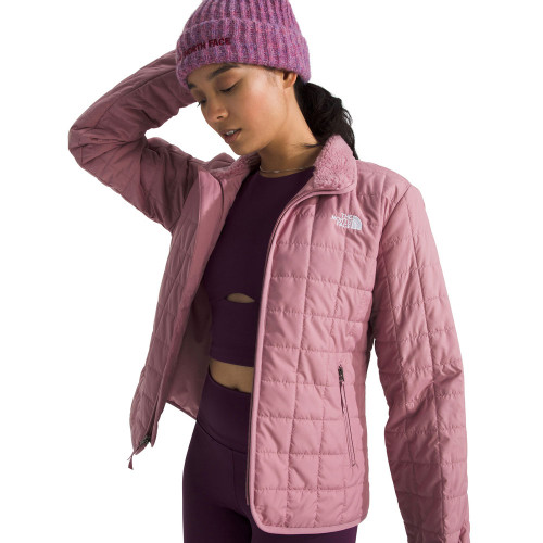 Women's The North Face Junction Insulated Mauve Jacket side Women's The North Face Junction Insulated Mauve Jacket side