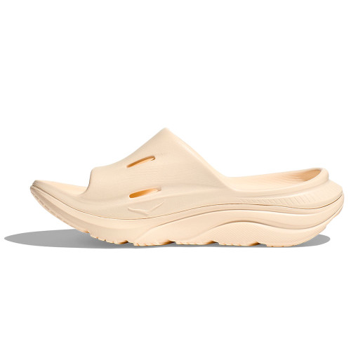 Kids' HOKA Ora Recovery Slide 3 Vanilla Vanilla Inner Side