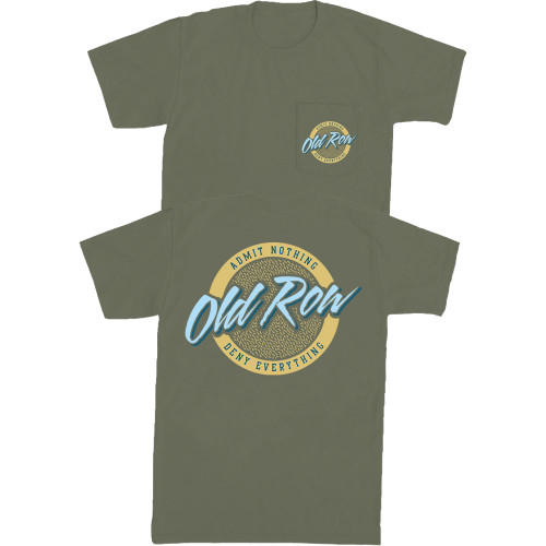Men's Old Row Circle Logo Tee - Sage Main