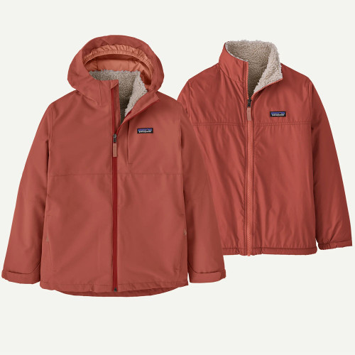 Girls' Patagonia 4-in-1 Everyday Versatile Potters Red Jacket
